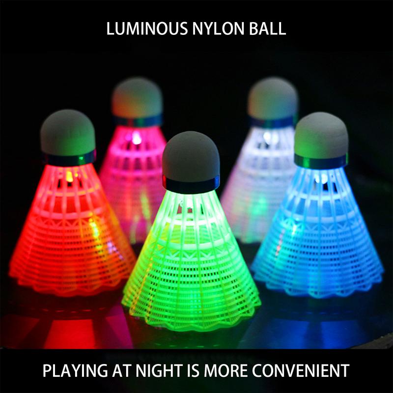 Badminton Nylon Shuttlecock - Éclairage LED de badminton coloré dans