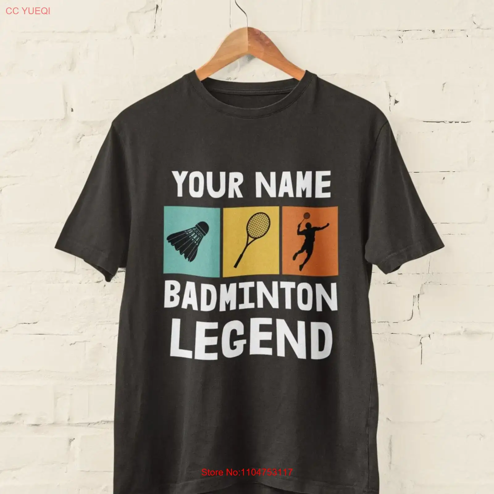 Badminton Legend - T-shirt personnalisé Légende du Badminton avec