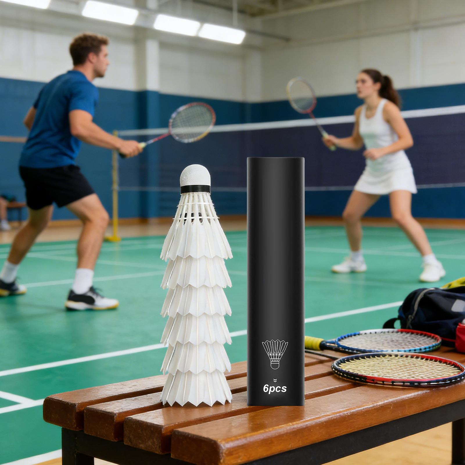Volants de badminton, lot de 6 - Badminton Nylon Shuttlecock avis et prix