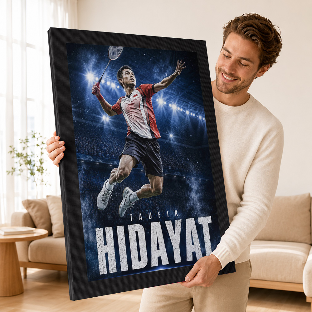 Affiche sur toile Taufik Hiday - Badminton Legend avis et prix
