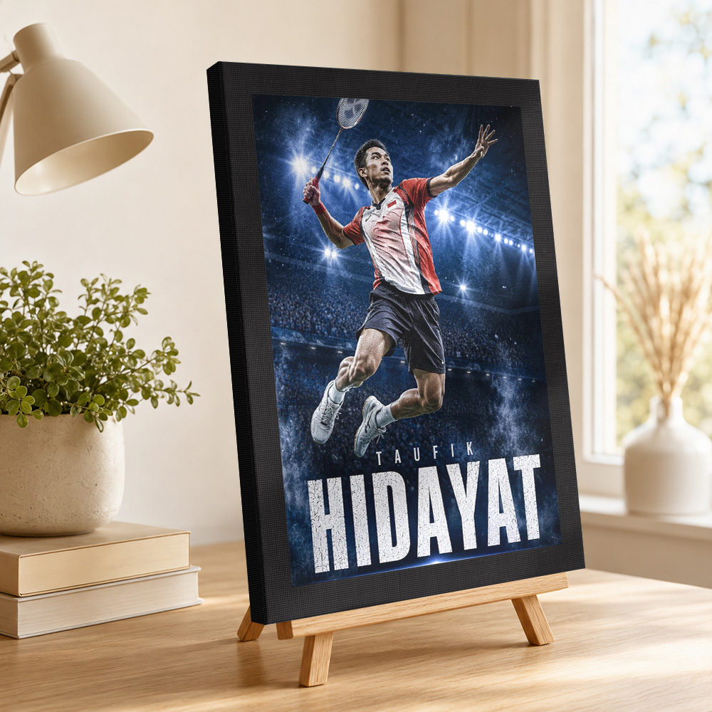 Affiche sur toile Taufik Hiday - Badminton Legend avis et prix