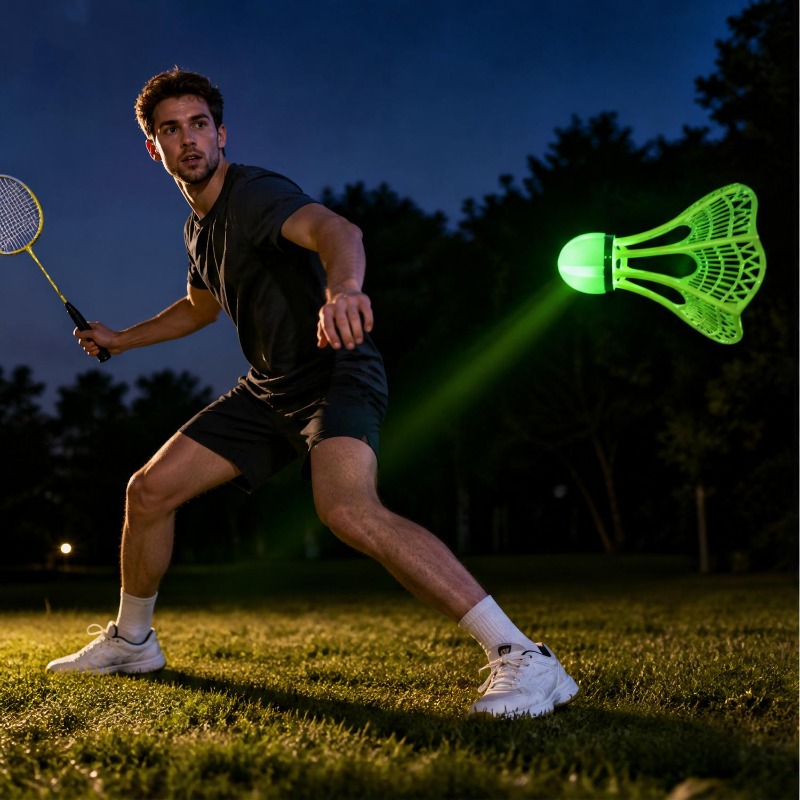 Volant de badminton lumineux c - Badminton Nylon Shuttlecock avis et prix