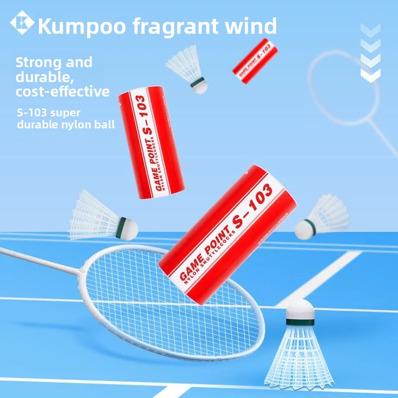 Kumpoo – balles de badminton e - Badminton Nylon Shuttlecock avis et prix