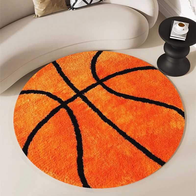 Tapis rond à motif de basket-b - Badminton Zone avis et prix