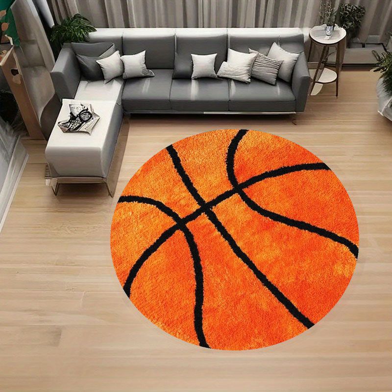 Tapis rond à motif de basket-b - Badminton Zone avis et prix