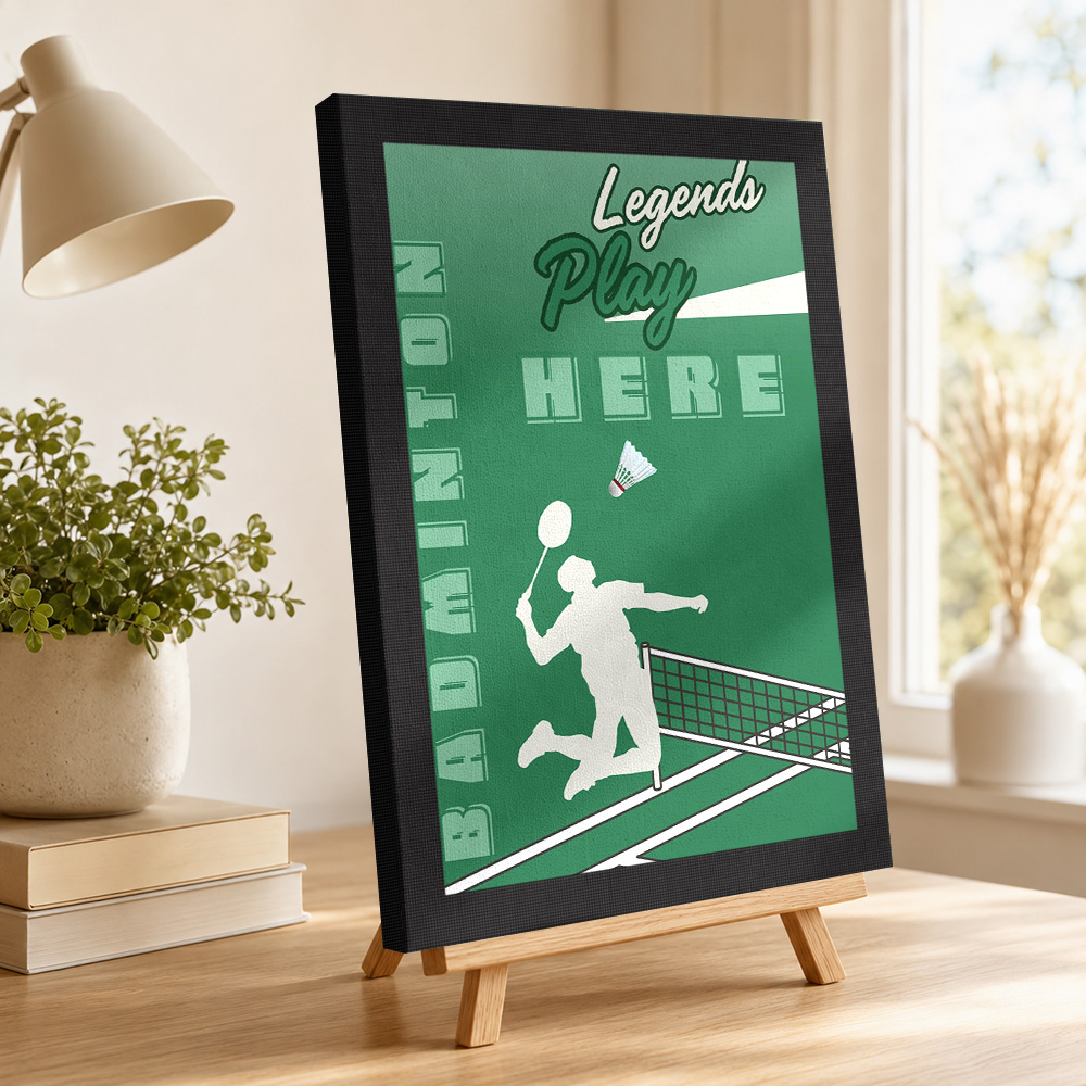 Affiche sur toile « Les légend - Badminton Legend avis et prix